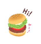 ハンバーガーセット（個別スタンプ：6）
