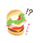 ハンバーガーセット（個別スタンプ：10）