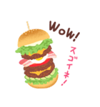 ハンバーガーセット（個別スタンプ：11）