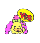 モコッピィの日常ハングル（個別スタンプ：21）