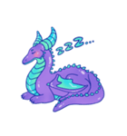 Cute Purple Dragon（個別スタンプ：1）