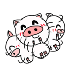 white pig white pig（個別スタンプ：38）