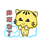 Cute striped cat. CAT05（個別スタンプ：16）