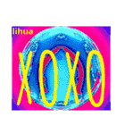 XOXO stamp ( Giant squid ) of lihua.（個別スタンプ：4）