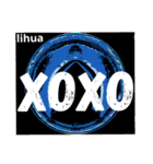 XOXO stamp ( Giant squid ) of lihua.（個別スタンプ：9）