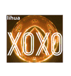 XOXO stamp ( Giant squid ) of lihua.（個別スタンプ：13）