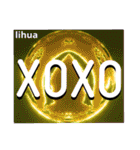 XOXO stamp ( Giant squid ) of lihua.（個別スタンプ：14）