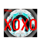 XOXO stamp ( Giant squid ) of lihua.（個別スタンプ：35）