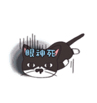 Meet Ha-jiang, a black and white cat（個別スタンプ：24）