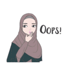 Hijabi (Eng. version)（個別スタンプ：9）