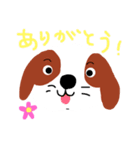 キャバリア犬のぷんとこの日常会話（個別スタンプ：3）