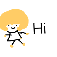 [LINEスタンプ] say say hi