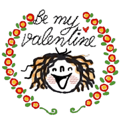 [LINEスタンプ] Kukoy, Be my valentine. (Eng/Animated)