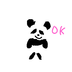 [LINEスタンプ] panda party