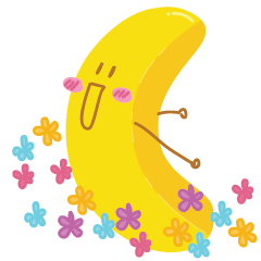[LINEスタンプ] Banana Style V.1の画像（メイン）