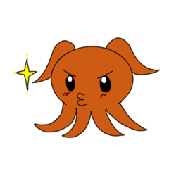 [LINEスタンプ] タコ=ツインテール