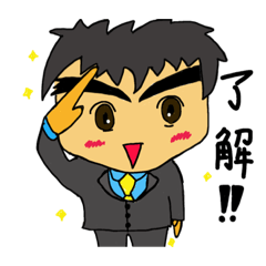 [LINEスタンプ] 少年のつぶやき