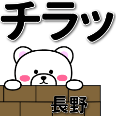 [LINEスタンプ] 長野専用デカ文字