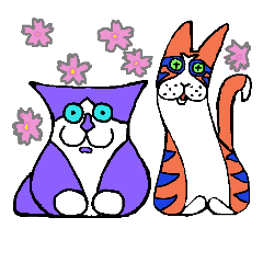 [LINEスタンプ] Howie and Loki: Flower gifts