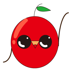 [LINEスタンプ] Red the Apple