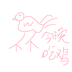 [LINEスタンプ] Eat chicken tonights