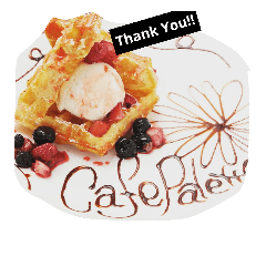 [LINEスタンプ] Cafe Palette Menu