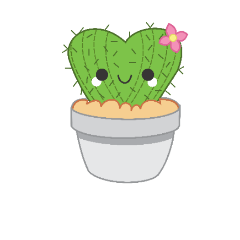 [LINEスタンプ] A cute cactusの画像（メイン）