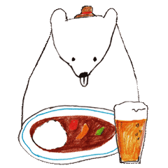 [LINEスタンプ] 西荻窪CURRY ＆ BAR シューベル