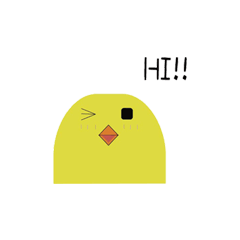 [LINEスタンプ] Chicken waves