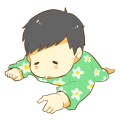 [LINEスタンプ] むすめちゃん tanaka Ver.