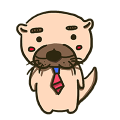 [LINEスタンプ] Mr.Cute Otter