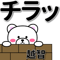 [LINEスタンプ] 越智専用デカ文字