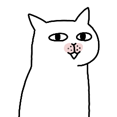 [LINEスタンプ] Indifferent cat2