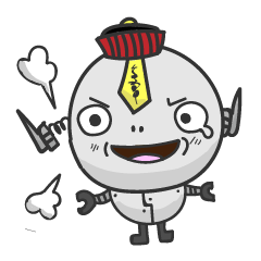 [LINEスタンプ] ZOMBIE ROBOT