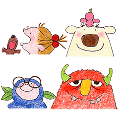 [LINEスタンプ] COCO and Wondrous Gang 10