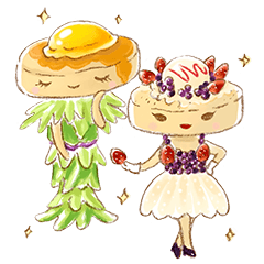 [LINEスタンプ] Pancakes Party