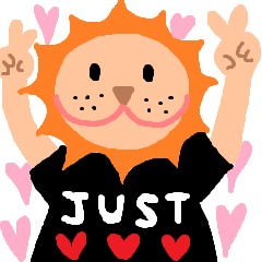 [LINEスタンプ] JUST LOVE TOGETHER