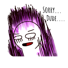 [LINEスタンプ] Dude！stop it