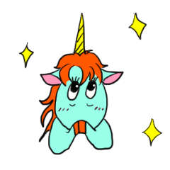 [LINEスタンプ] Cute unicornes 2