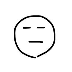 [LINEスタンプ] Deadpan face STAMP