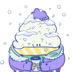 [LINEスタンプ] Fluffy little trees