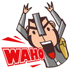 [LINEスタンプ] WAHO'S daily life