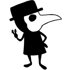 [LINEスタンプ] Small Plague doctor