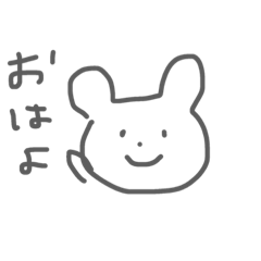 [LINEスタンプ] rough＆simple bear