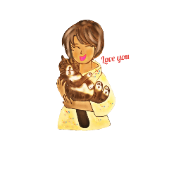 [LINEスタンプ] love me love my cats 4