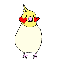 [LINEスタンプ] オカメインコの日常会話パックたまに博多弁