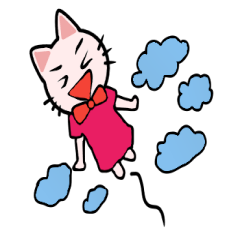 [LINEスタンプ] Anna Meow's Diary 1