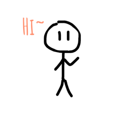 [LINEスタンプ] Stickman Stupid Life