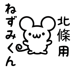 [LINEスタンプ] 北條さん用ねずみくん