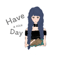 [LINEスタンプ] say hello hi